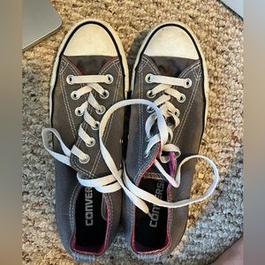 Pink&Gray Converse